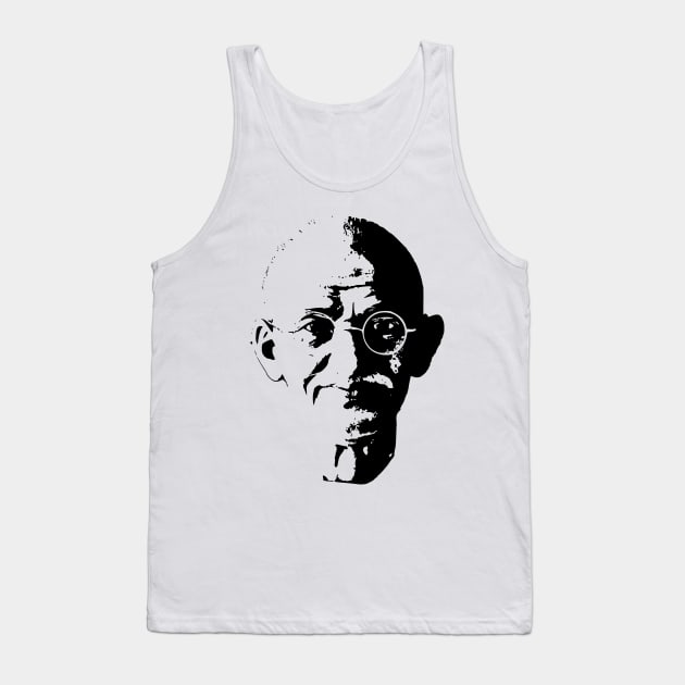 Mahatma Gandhi Tank Top by Nerd_art